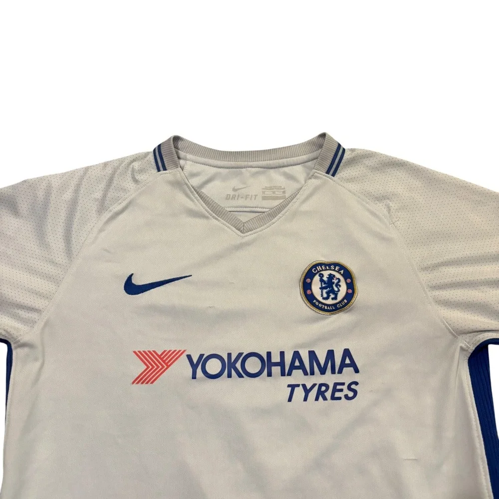 Nike Chelsea FC 2017-18‎ Away Jersey White Blue Mens Medium Fabregas Number 4